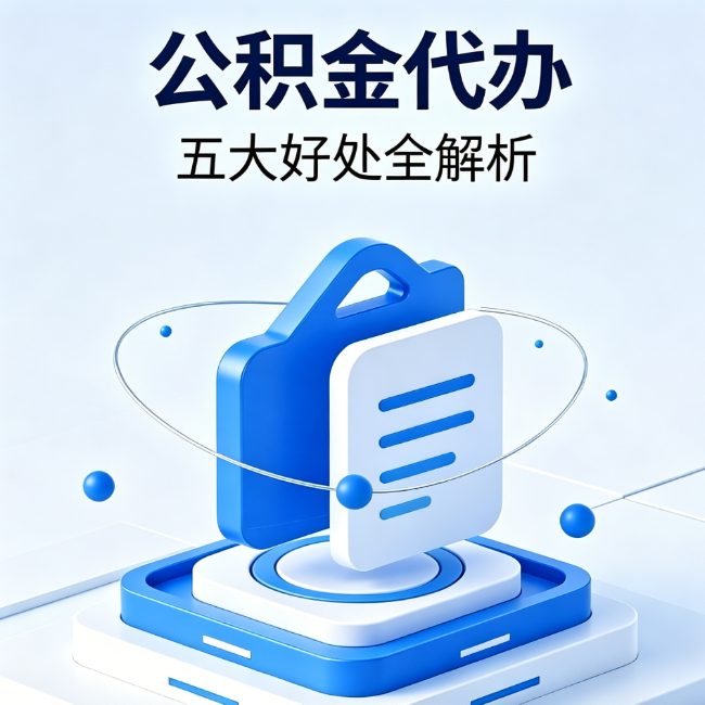 九江公积金代办到底值不值？这5大好处让你少走弯路